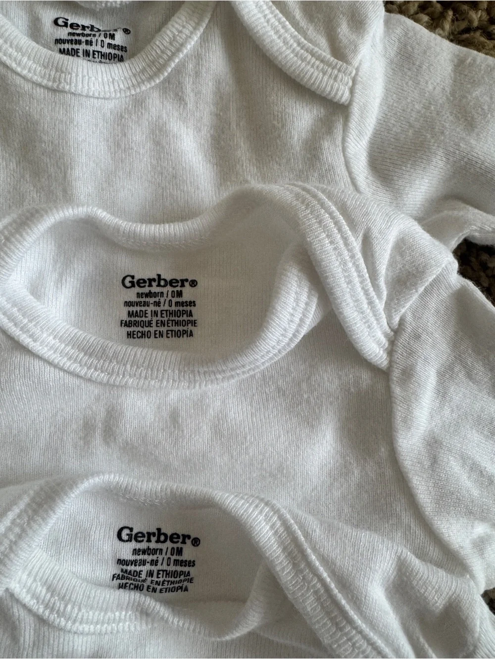 Nike & GERBER NEVER WORN Newborn Onesie Bundle